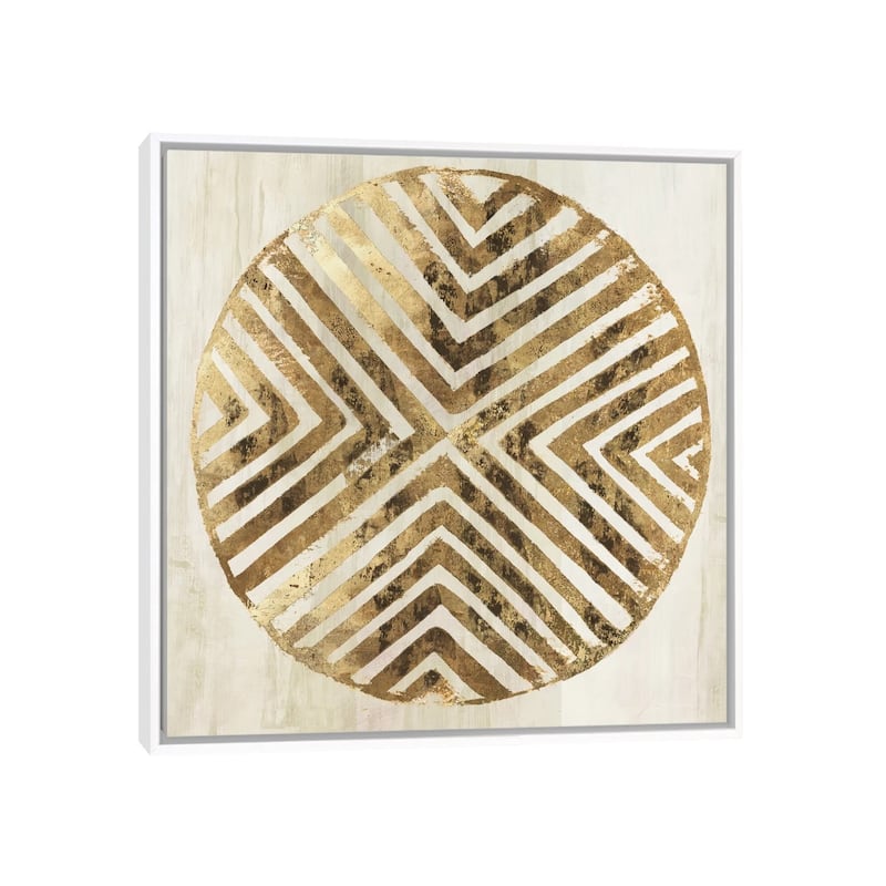iCanvas "African Lines II" by Eva Watts Framed Canvas Print - 12x12 - White