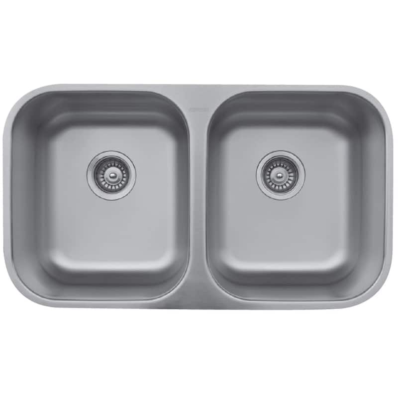 Karran USA U-5050-PK1 U Series 31-1/2" Undermount Double Basin