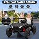 preview thumbnail 1 of 23, 24V Ride On Car Utv 2 Seater, Off-Road Kids Electric Vehicles with Metal Frame Black