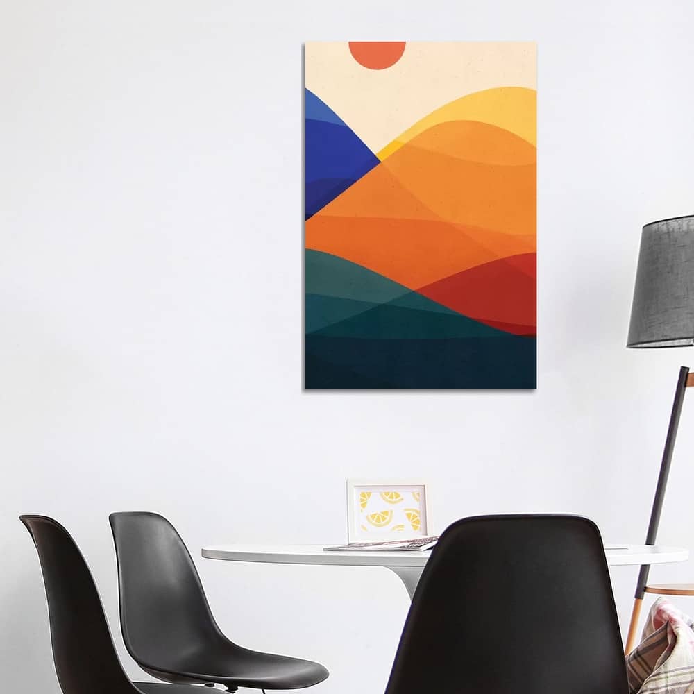 iCanvas "Meditative Mountains" by Modern Tropical Canvas Print