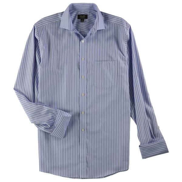 tasso elba dress shirt Tasso Elba Light Blue Button Up Shirt  Taelor.Style