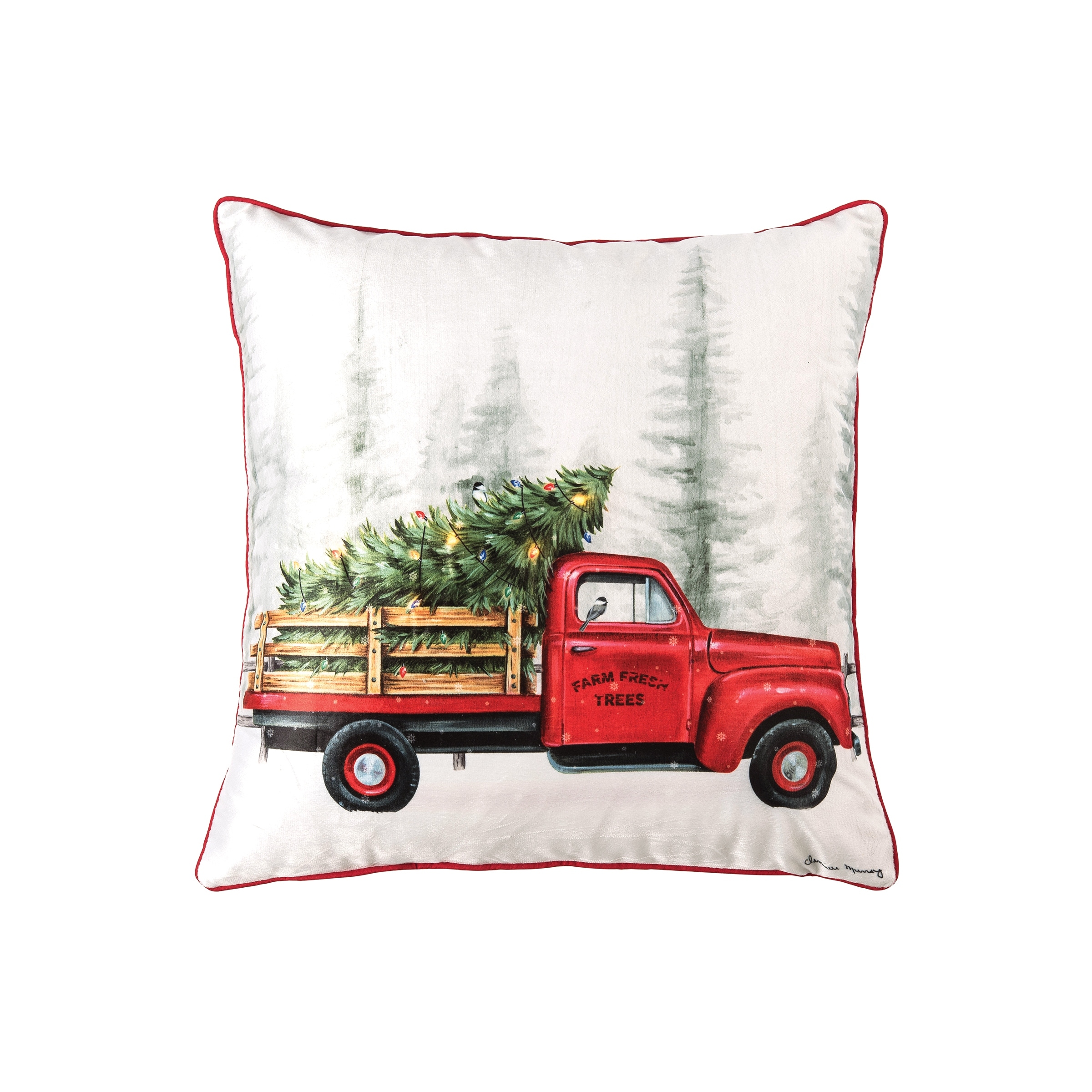 Christmas Holiday Truck Cruiser LED Pillow Bed Bath Beyond