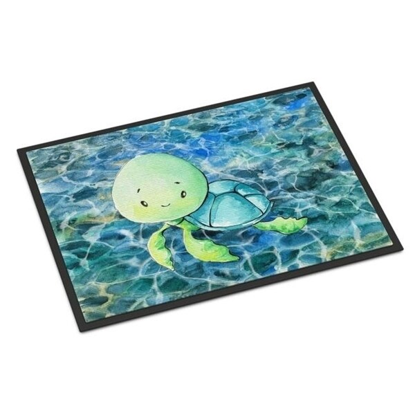Carolines Treasures BB8525MAT Sea Turtle Indoor or Outdoor Mat - 18 x 27 in.