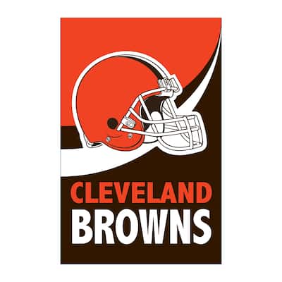 Cleveland Browns Burlap Flag House Size