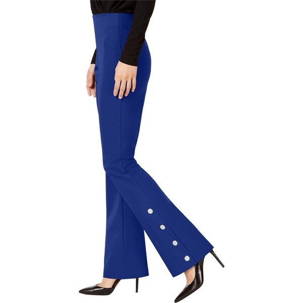 I-N-C Womens Snap Bottom Casual Trouser Pants. Opens flyout.
