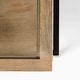 preview thumbnail 9 of 43, Arelius Light Brown Solid Wood w/ Black Iron Base Square Display Coffee Table