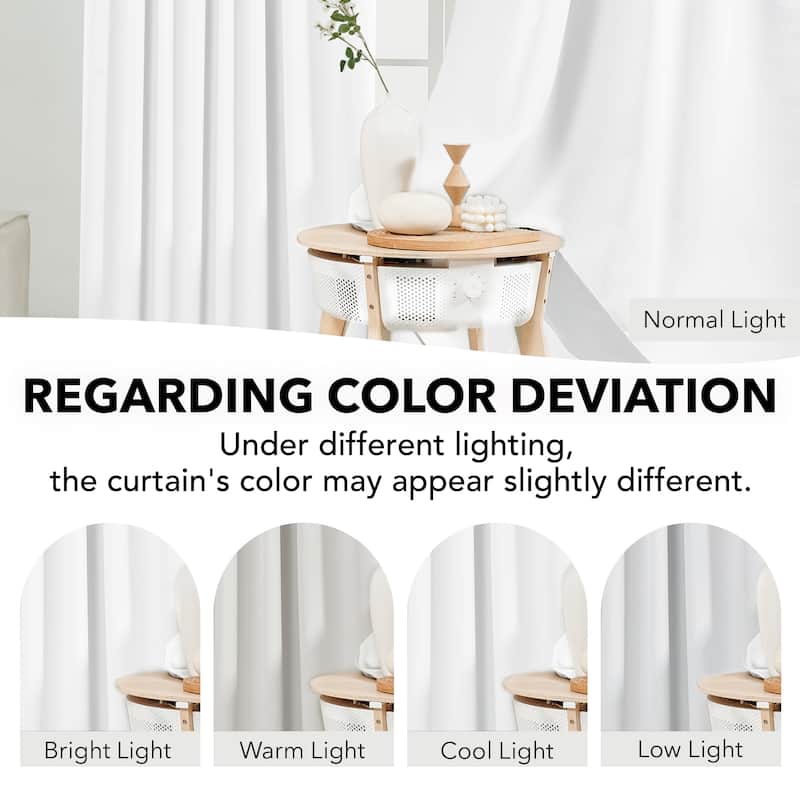 Deconovo Back Tab Blackout Curtains (2 Panel)