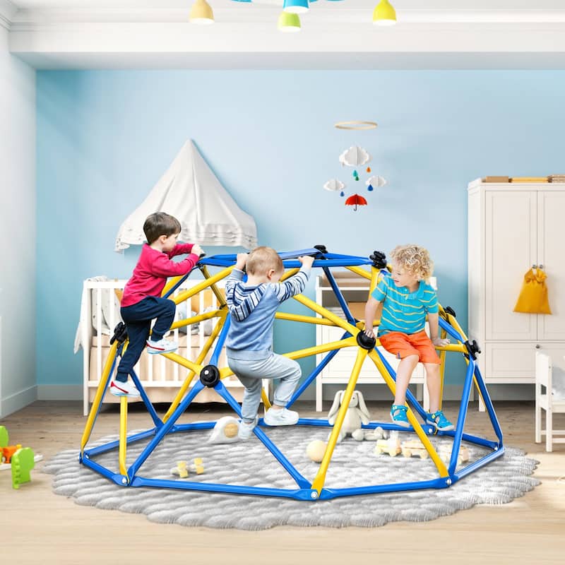 Climbing Dome 6FT Geometric Dome Climber Indoor Outdoor - 72 X 72 X 36 in