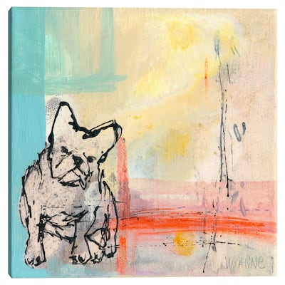 French Bulldog by Wyanne Canvas Art Print