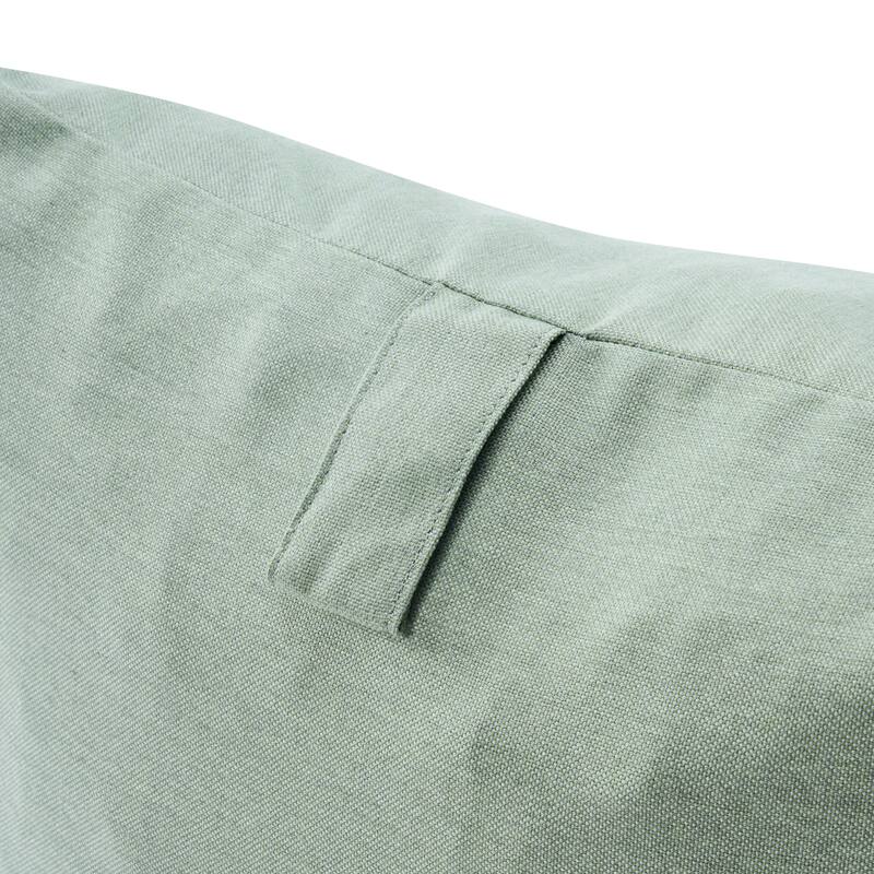 Christopher Knight Home - Lila Outdoor Patio Ergonomic Upholstered Bean Bag Chair with Shredded Foam Filled & Removable Cover