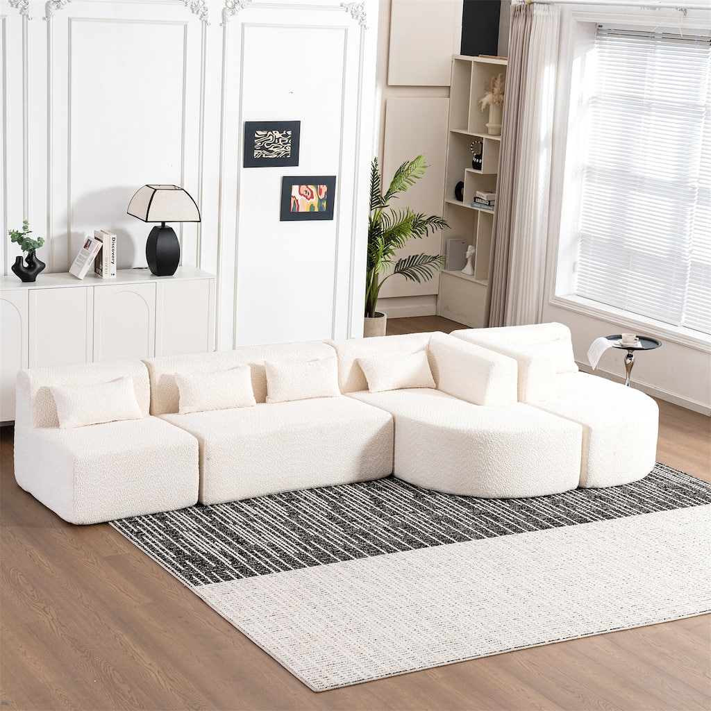 Upholstered Sofa Free-combined Sofa Couch