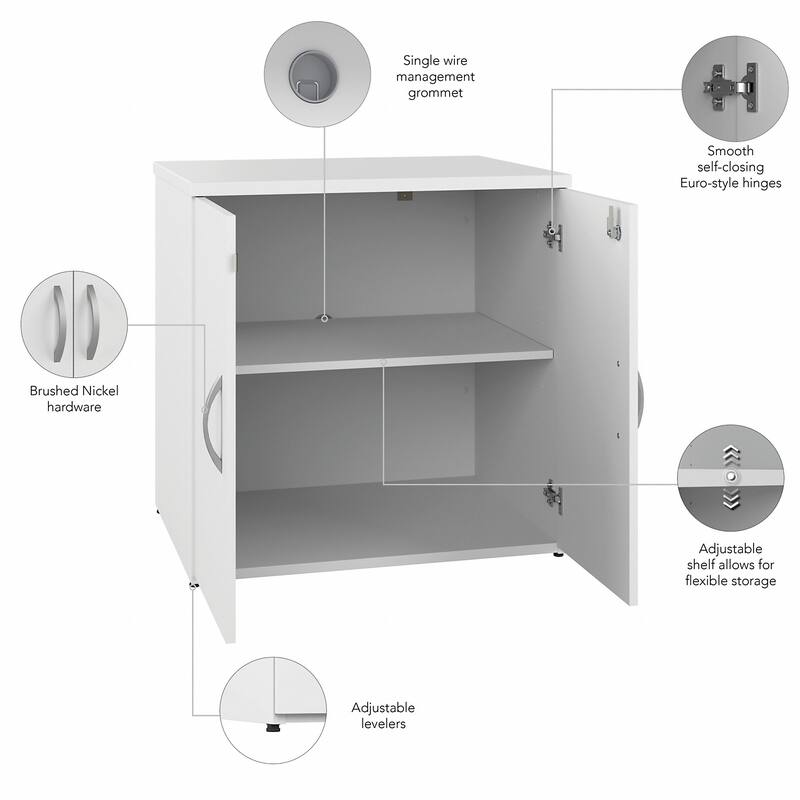 Studio C Office Storage Cabinet with Doors by Bush Business Furniture