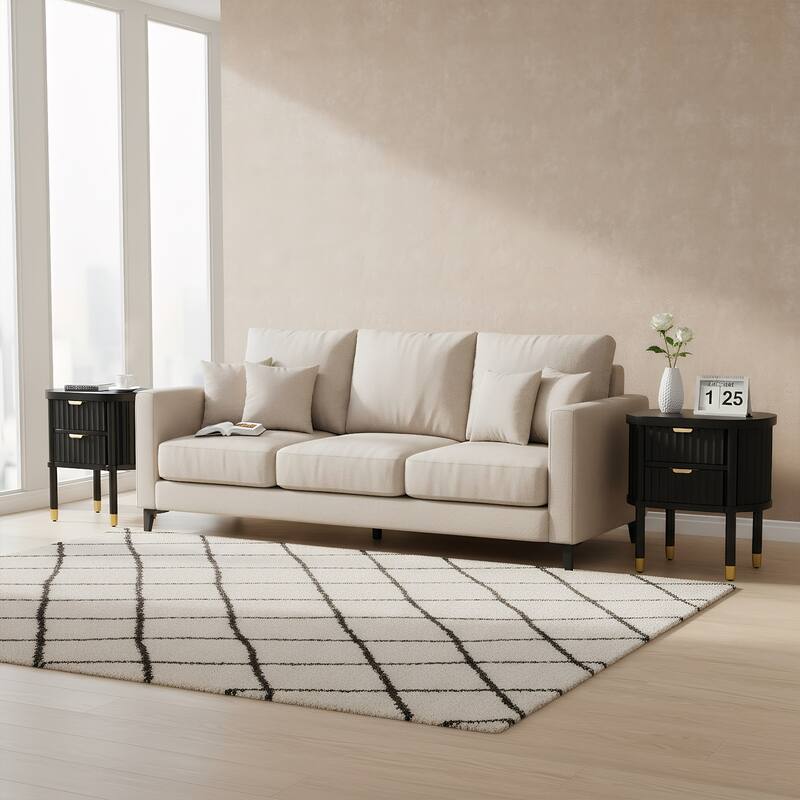 Modern NightStand with Drawer,Bedside Table