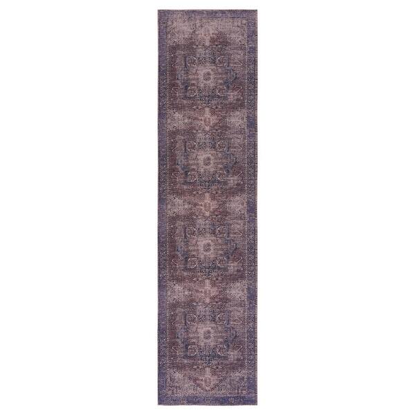 slide 2 of 7, LOOM & LUXE Collection Cream/Beige/Medallion Non-Shedding Area Rug - 120" D x 30" W x 0.14" H