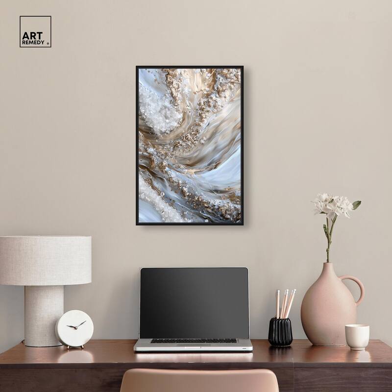 Effervescent Earth III Canvas by Art Remedy