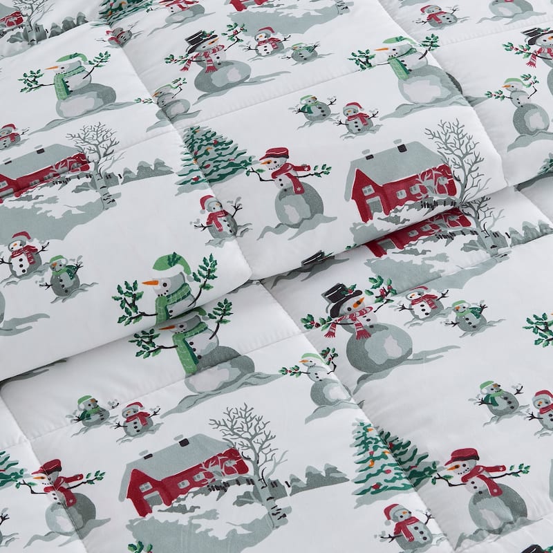 Linery & Co. All-Season Printed Down Alternative Comforter Set