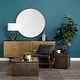 preview thumbnail 17 of 26, Mercana Piper Metal Frame Large Round Mirror