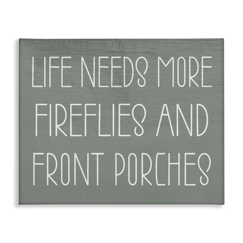 Stupell Fireflies & Front Porches Canvas Wall Art Design By Lil' Rue - 30 x 24