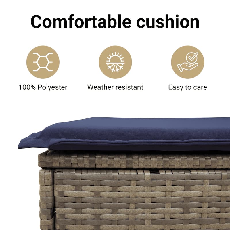 Modular Garden Sofa Set with Cushions