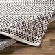 preview thumbnail 5 of 9, Livabliss Peggie Moroccan Chevron Cotton Area Rug