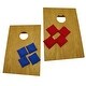 preview thumbnail 1 of 1, Trademark Innovations3' Acacia Wood Cornhole Boards & Bean Bag Toss Set Premium All Wood