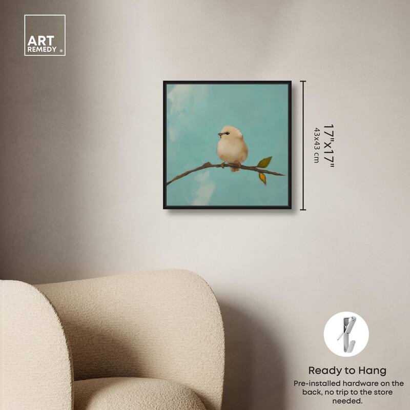 Azure Avian Canvas by Art Remedy