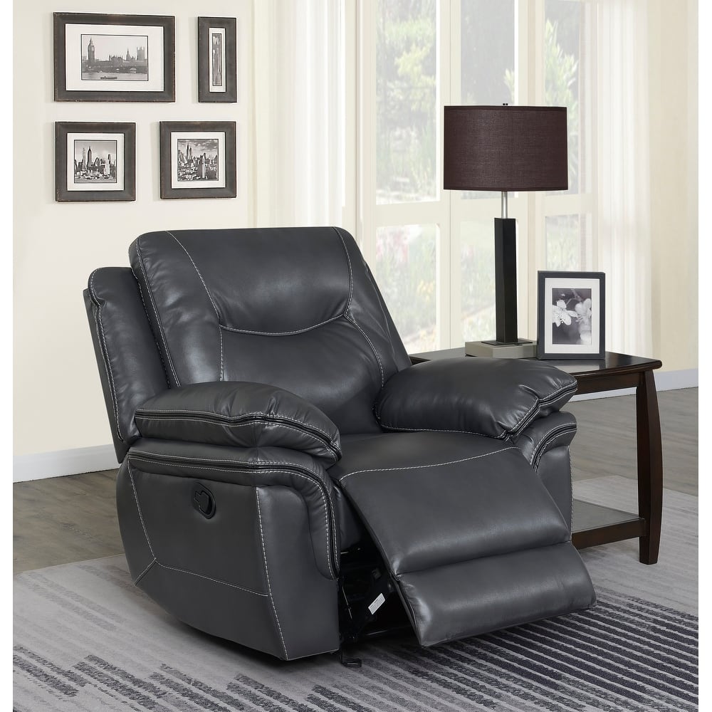 Steve Silver Irrigone Faux Leather Recliner