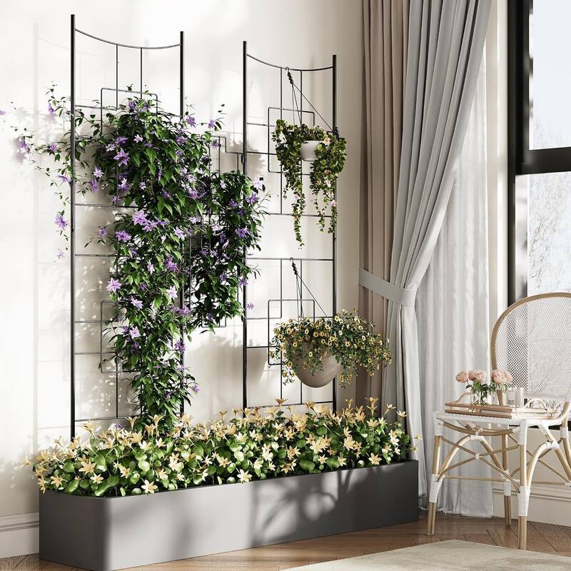 1 Pack Decorative Garden Fence Panels for Yard Border, Patio