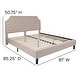 preview thumbnail 78 of 121, Tufted Platform Bed with 10 Inch Pocket Spring Mattress