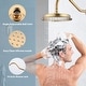 preview thumbnail 6 of 21, Vanityfair Antique Shower Sets, Complete Wall Mounted 9 inch Rain Head with Handheld Shower and Body Jets