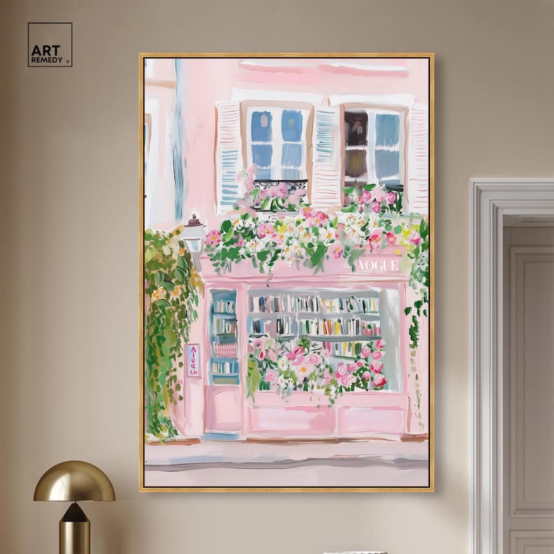 Little Magazine Store Canvas by Art Remedy