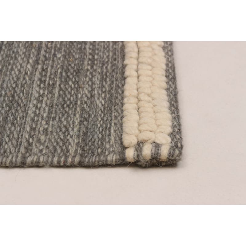 Marrakech Grey Kilim 5'1" x 7'5" - 5'1 x 7'5