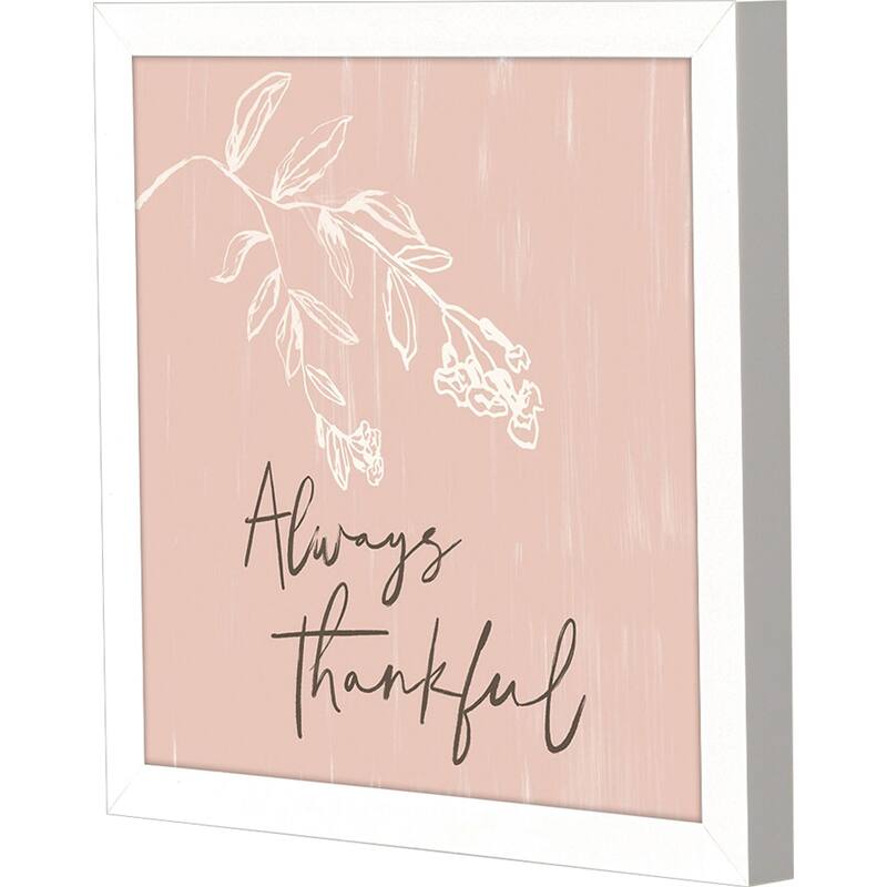 Paragon Always Thankful Framed Art