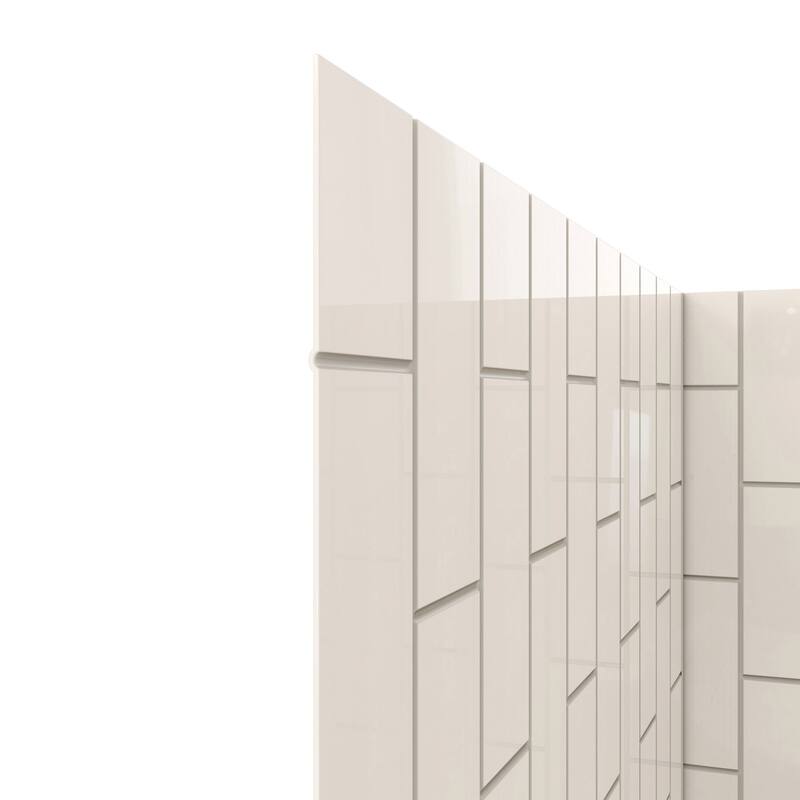 DreamLine QWALL-VS 41-1/2 in. D x 41-1/2 in. W x 76 in. H Acrylic Corner Backwall Kit