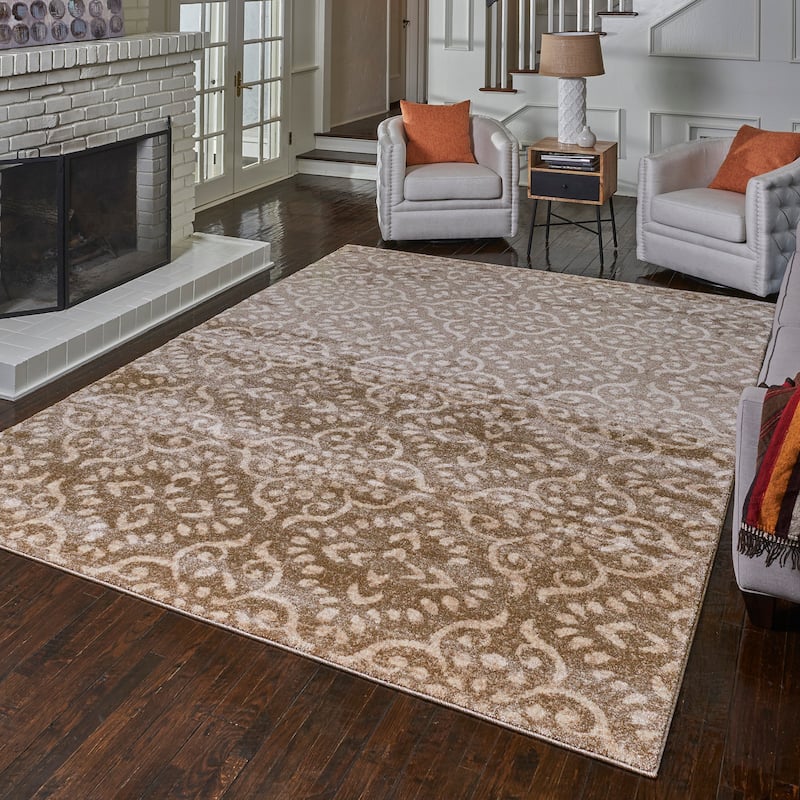 Gertmenian Maison Transitional Quality Polypropylene Plush Indoor Area Rug Collection