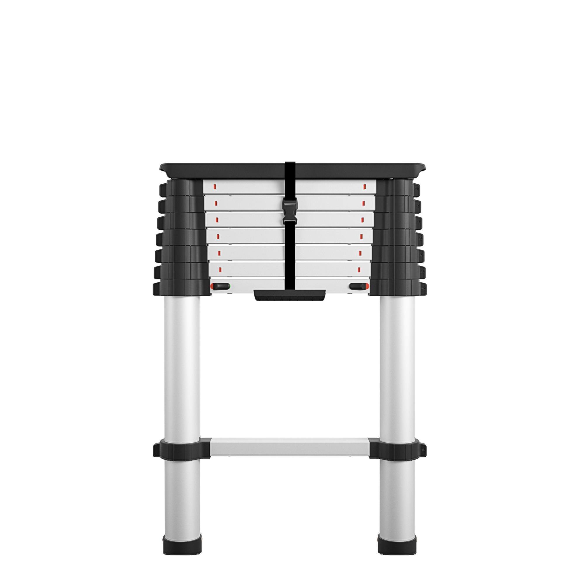 COSCO SmartClose Telescoping Aluminum Ladder with top cap (12 ft Max