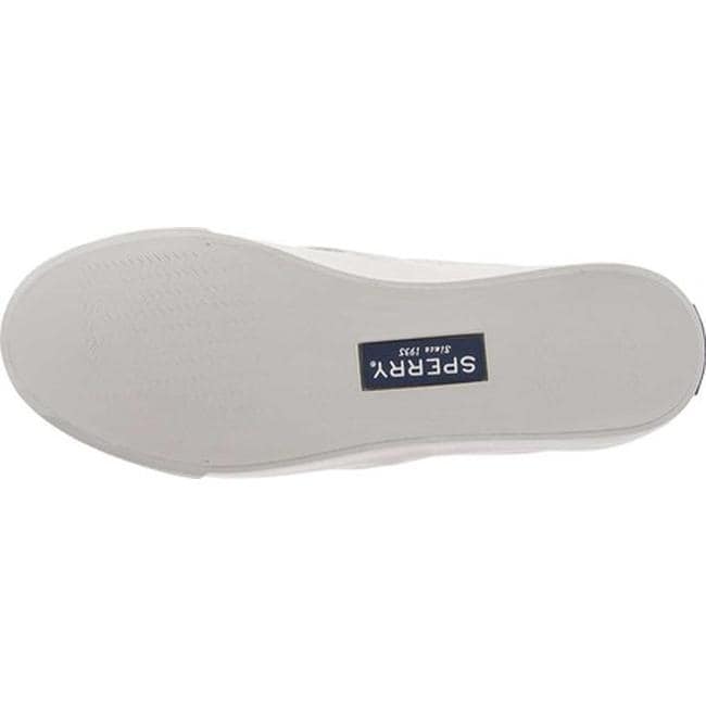 sperry seaside perforated sneaker ivory