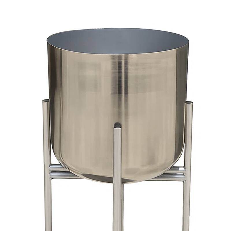 Aira Set of 2 Planters Foldable Metal Stand