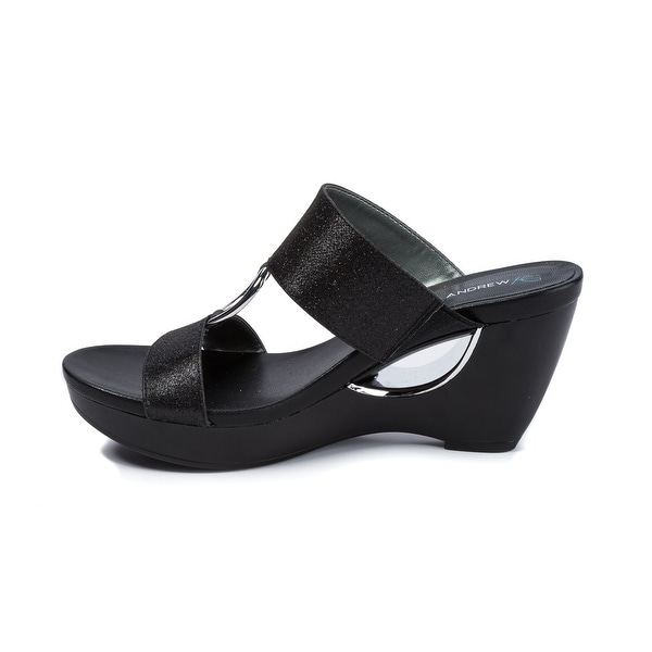 Andrew Geller Aylee Women/'s Sandals Black