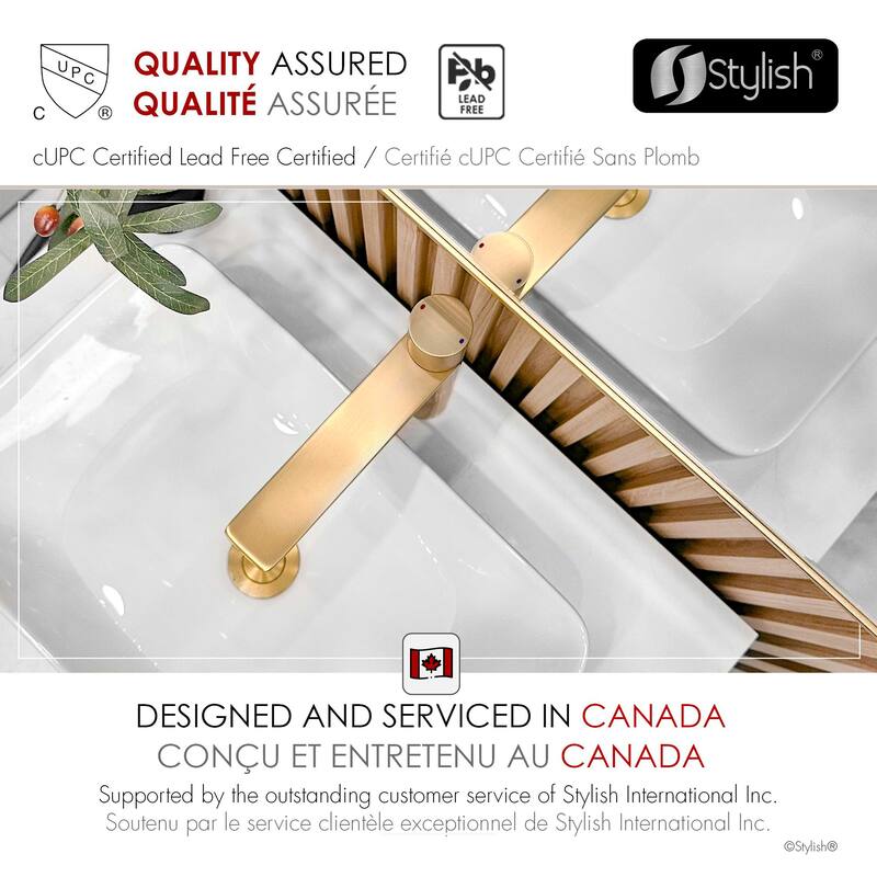 Stylish Nessa Single Handle Ht 12 1/2" Vessel Bathroom Faucet B-122