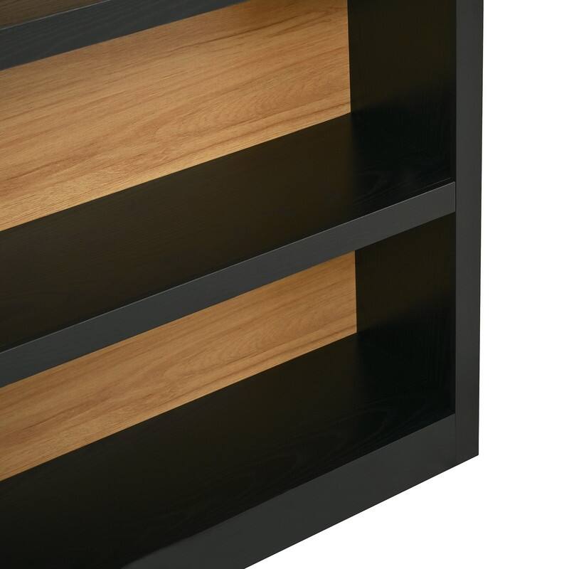 Farmhouse 68.8" Tall Freestanding Bookshelves Set of 2, 5-Tier Display Bookcase Arched Top for Living Room, Bedroom, Home Office