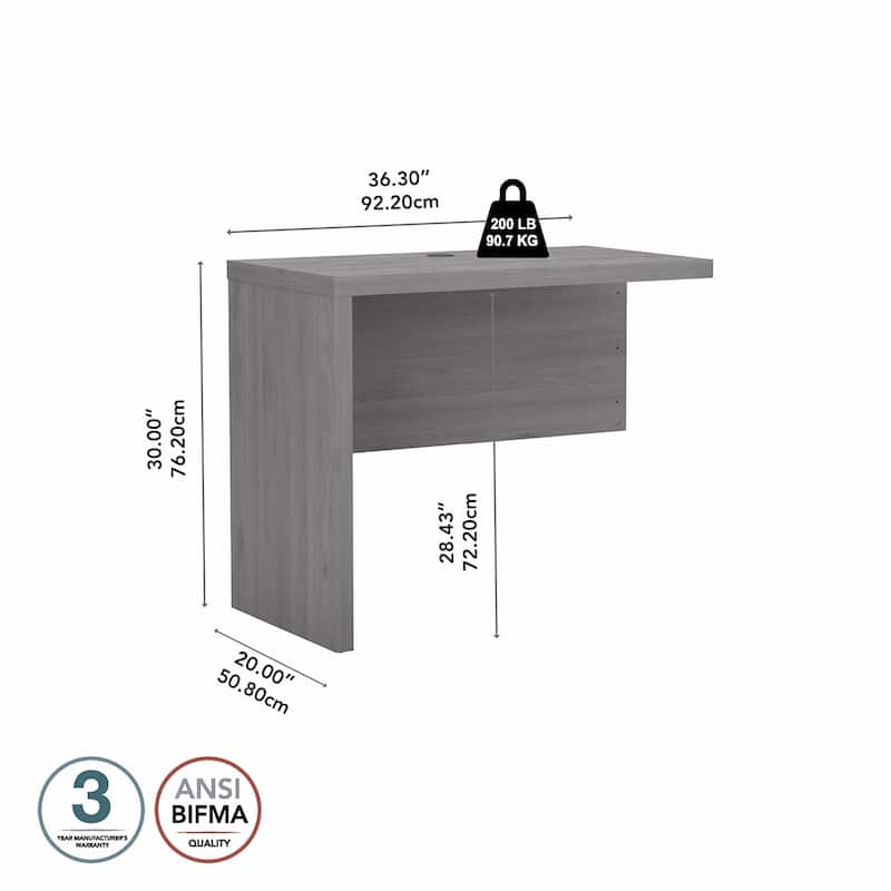 Echo 36W Desk Return by Bush Business Furniture