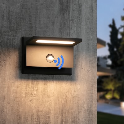 Modern Outdoor LED Wall Mount Sconce Lantern Fixture