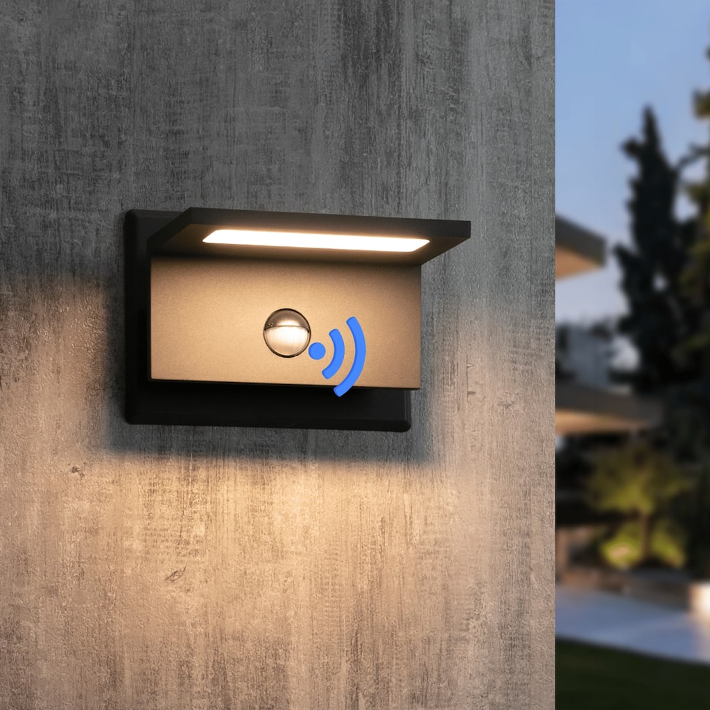 Modern Outdoor LED Wall Mount Sconce Lantern Fixture