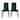 CraftPorch Simple 2 Pieces Dining Chairs