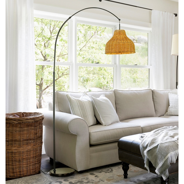 Pottery barn winslow arc floor lamp new arrivals