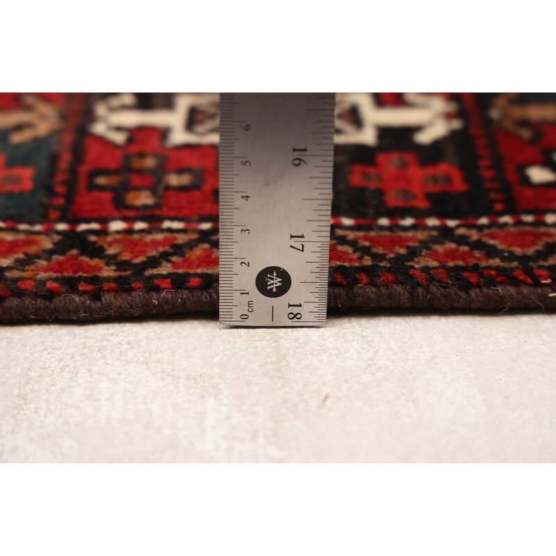 ECARPETGALLERY Hand-knotted Authentic Turkish Black Wool Rug - 3'5 x 7'3