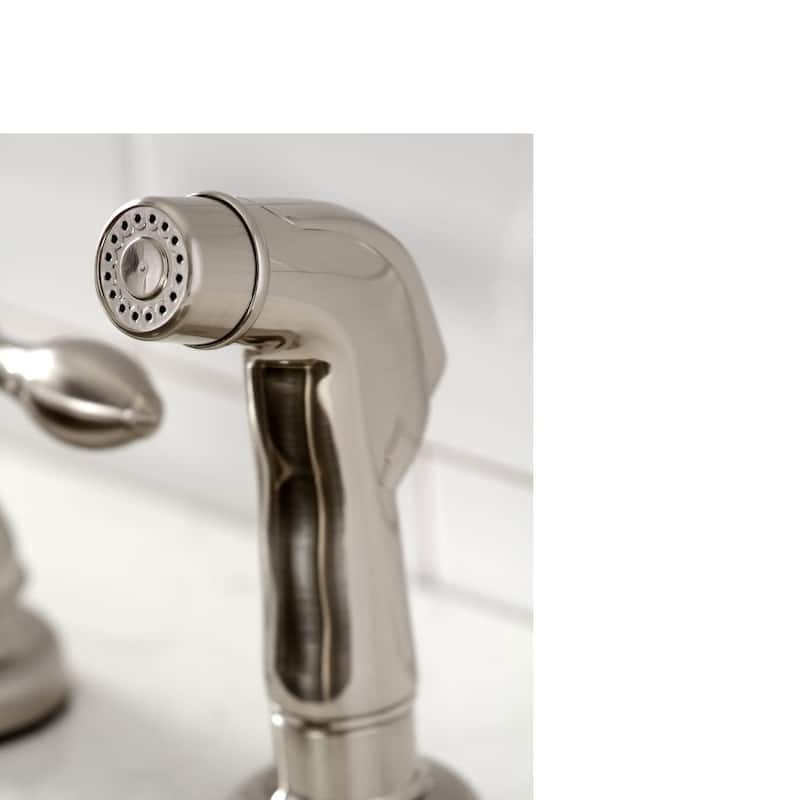 Kingston Brass American Classic 1.8 GPM Centerset Kitchen Faucet �