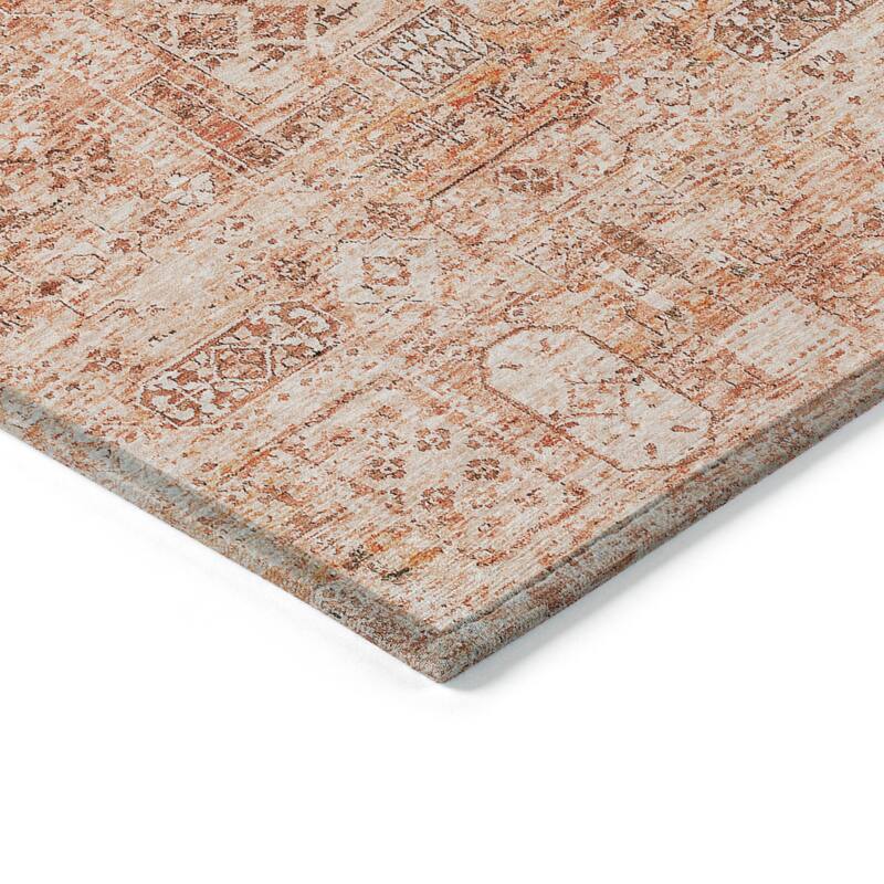 Machine Washable Indoor/ Outdoor Chantille Traditional Vintage Rug