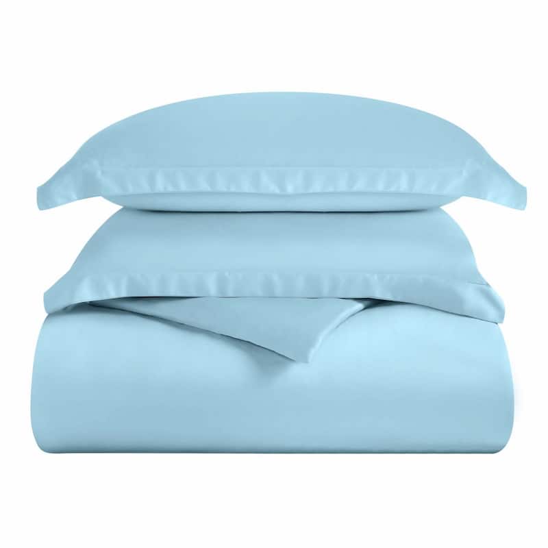 Superior Modal 300-Thread Count Solid Duvet Cover Set